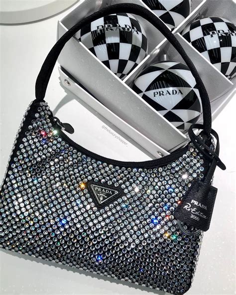 prada swarovski tasche|prada bag re edition.